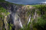 Panorama des fjords de Norvège