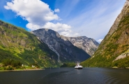 Panorama des fjords de Norvège