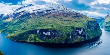 Panorama des fjords de Norvège