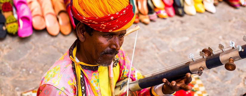 Inde et splendides couleurs du Rajasthan